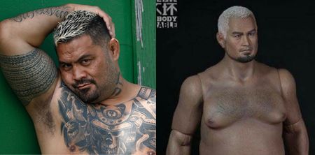 UFC star Mark Hunt was not impressed with his anatomically correct action figure