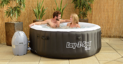 Argos have slashed the price of an inflatable hot tub, just in time for the bank holiday