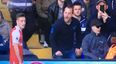 It didn’t end well for this angry Spurs fan after he took exception with Mesut Özil’s corner ball placement