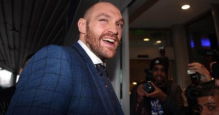 Tyson Fury lets Eddie Hearn know his availability to fight “weightlifting punk” Anthony Joshua