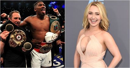 Anthony Joshua believes Hayden Panettiere will stand in the way of Wladimir Klitschko rematch