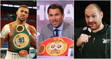 Eddie Hearn explains what needs to happen for Tyson Fury to fight Anthony Joshua