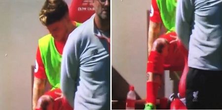 Despite not even playing, Moreno’s bottle flip on the bench has annoyed Liverpool fans