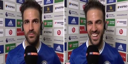 Cesc Fabregas being told that his assist doesn’t count on Sky Sports was great TV