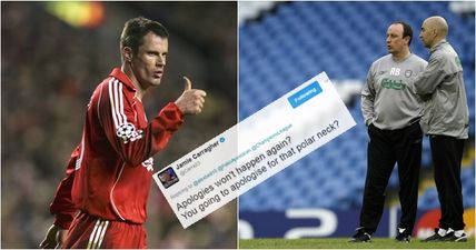 Exchange of compliments with Pako Ayestaran ends with Jamie Carragher trolling stickler for spelling