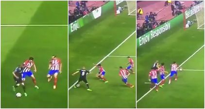 Karim Benzema sent Atletico Madrid for a hotdog with this incredible close control