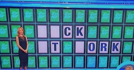 Wheel of Fortune viewers had great fun suggesting risqué answers for this unfinished puzzle