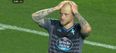 John Guidetti surely regrets his pre-match comments after his last second miss against Manchester United