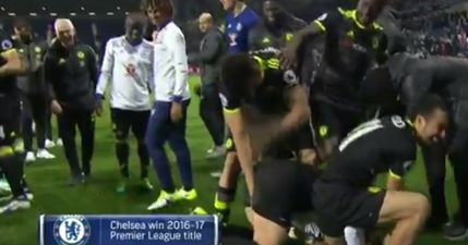 We would love to know what Diego Costa was trying to do with John Terry’s testicles