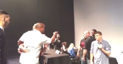 Jon Jones learns that mentioning Daniel Cormier’s kids is the best way to provoke a reaction