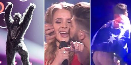 Gorillas, naked arses, crap kissing and a horse on a ladder, the Eurovision was batshit