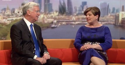 Emily Thornberry ambushes and embarrasses Defence Secretary Michael Fallon live on TV