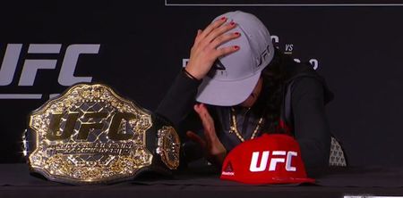 UFC star Joanna Jedrzejczyk leaves press conference in tears following Ariel Helwani question