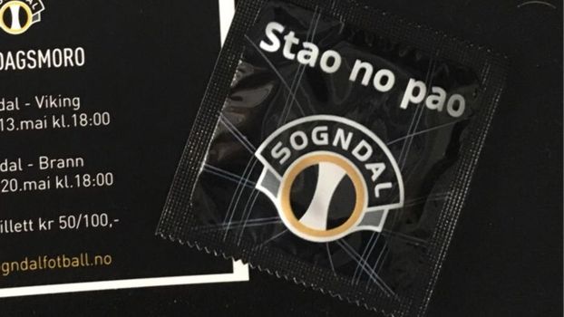 sogndal football condom