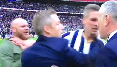 Millwall’s Steve Morison really wasn’t impressed with their fans after the pitch invasion at Wembley