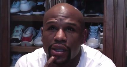 We wouldn’t like to guess how much Floyd Mayweather’s unique jacket set him back