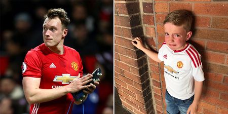 Phil Jones just did something wonderful for young fan that had his shirt stolen