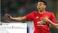 Jesse Lingard makes very classy gesture to Manchester United fans to thank them for their support