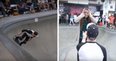 Skateboarder proposes to his girlfriend in the most radical way possible