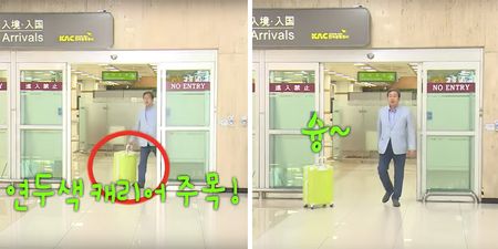 This incredibly slick South Korean politician is going viral for his mad suitcase skills