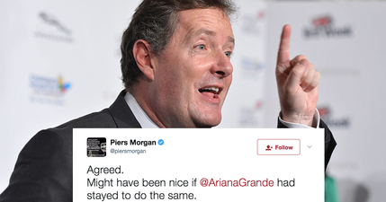 Piers Morgan slated for criticising Ariana Grande following Manchester attack