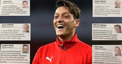 Mesut Ozil trolls football “experts” who committed FA Cup predictions to paper