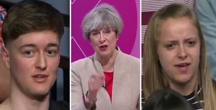 Two utterly brilliant statements towards Theresa May got people talking during Question Time