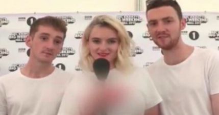 Here’s why the Clean Bandit singer’s t-shirt was blurred on TV at the One Love Manchester concert