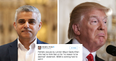 Donald Trump attempts to have a pop at Mayor of London Sadiq Khan… again