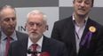 UKIP candidate mouths ‘terrorist sympathiser’ behind Corbyn’s back as he delivers speech