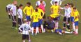 Fans rage as Gabriel Jesus receives elbow from Manchester City teammate while on international duty