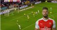 Olivier Giroud somehow managed to score a goal more stunning than himself this weekend