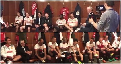 Great footage emerges of Sir Alex Ferguson’s teamtalk before Michael Carrick’s testimonial