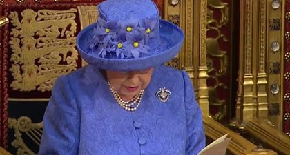 People are saying the same thing about the Queen’s hat during her Brexit speech