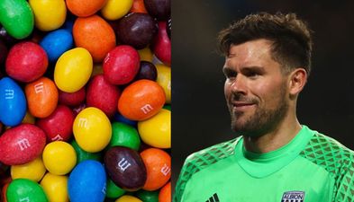 Confused football fans react to Ben Foster’s bizarre M&M-eating technique