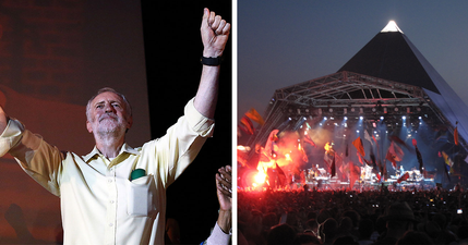 Jeremy Corbyn will be making two appearances at Glastonbury within 30 minutes