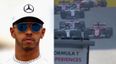 Wait a second, is this Lewis Hamilton challenging  Sebastian Vettel to a FIGHT after Baku collision?