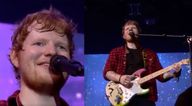 Impressed viewers were saying the same thing as Ed Sheeran closed Glastonbury 2017