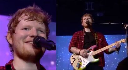 Impressed viewers were saying the same thing as Ed Sheeran closed Glastonbury 2017