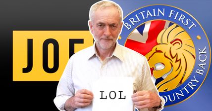 Satire is dead as Britain First republish our satirical Jeremy Corbyn article word-for-word