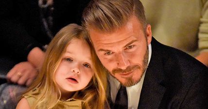 A lot of people think David Beckham sharing a photo kissing Harper is ‘inappropriate’