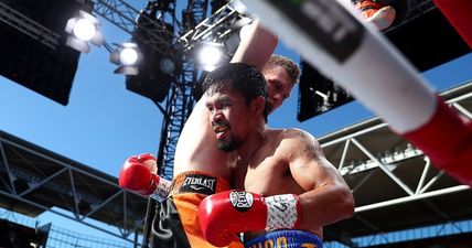 Manny Pacquiao was robbed of his WBO welterweight title overnight