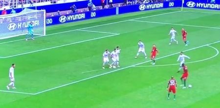 Portugal have a strong contender for the worst free kick routine ever done