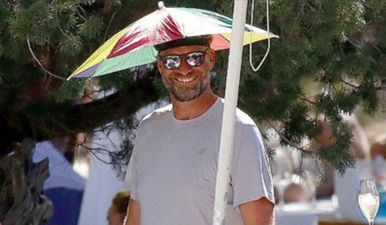 Jurgen Klopp’s hat in Ibiza has got Neville and Carragher talking