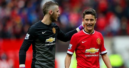 David De Gea had a great response to Ander Herrera’s goalkeeping boast