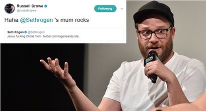 Seth Rogen’s mam has absolutely mortified him on Twitter