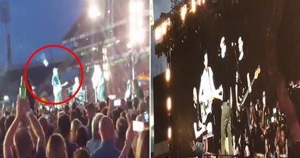 Coldplay guitarist was hit with a beer bottle during Dublin show