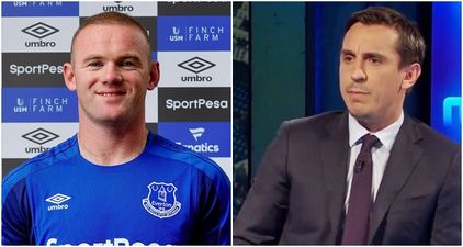 Gary Neville has bestowed the highest praise possible on Wayne Rooney