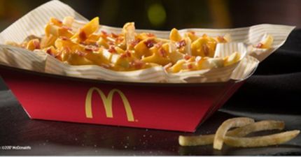 McDonald’s are testing out bacon and cheese fries because there is a God