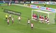 Watch: Even with 11 men behind the ball, Arsenal managed to concede from this free-kick